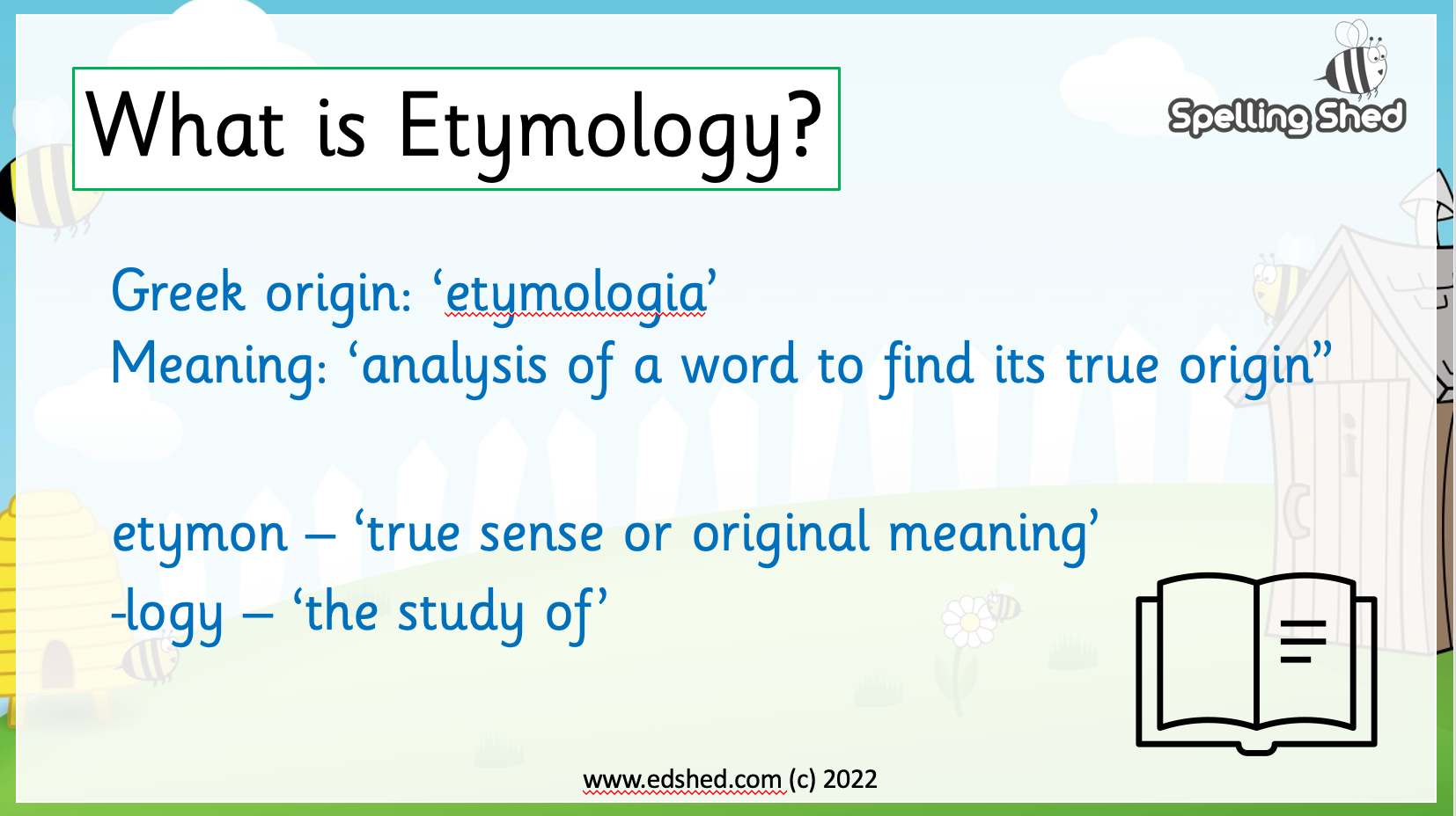 Etymology Edshed