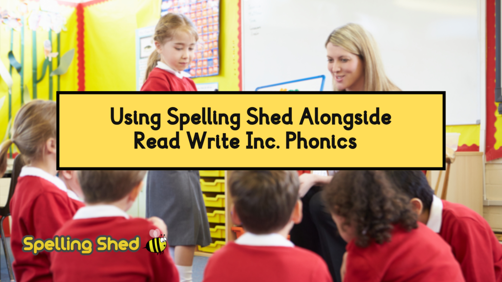 Title Page: Using Spelling Shed Alongside Read, Write, Inc. Phonics